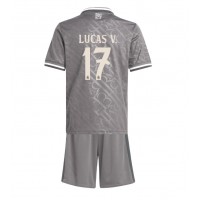 Real Madrid Lucas Vazquez #17 Fußballbekleidung 3rd trikot Kinder 2024-25 Kurzarm (+ kurze hosen)